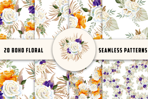 Boho Surface Patterns for Creative Projects