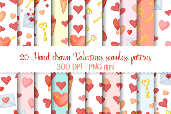 Hand Drawn Valentines Seamless Patterns: A Practical Guide to Getting the Most from Your PNG Set