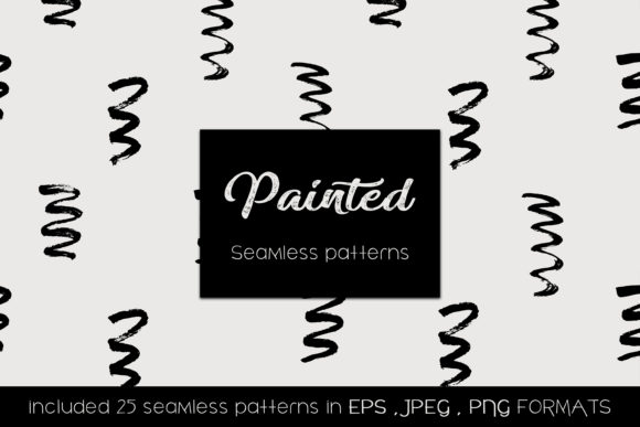 Painted Seamless Patterns for Design