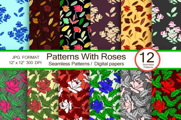 Patterns with Roses: Seamless Digital Designs for Creators