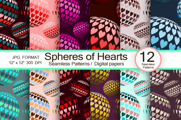 Patterns with Spheres of Hearts
