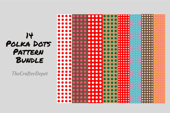 Polka Dots Seamless Patterns Bundle