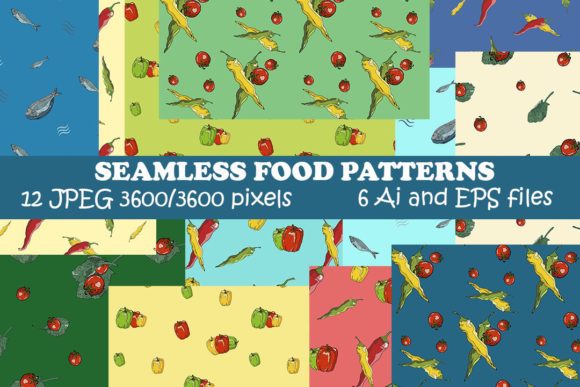 Seamless Food Patterns: A Creative Tool for Designers and Businesses