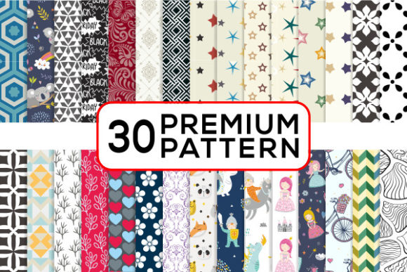 Seamless Patterns Set for Creative Projects