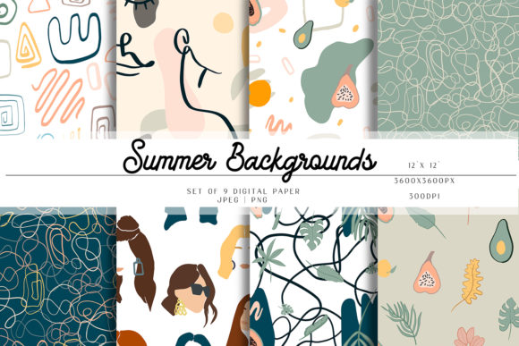 Summer Patterns Set: A Creative Tool for Everyday Projects